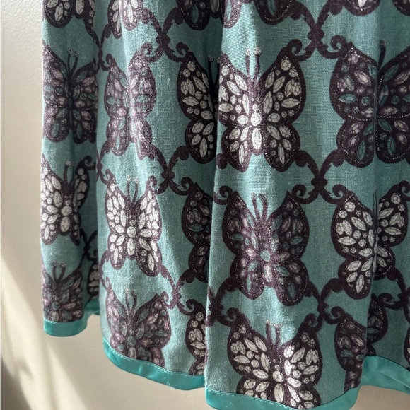 Y2K Butterfly Midi Ruffle Skirt - Picture 2 of 11